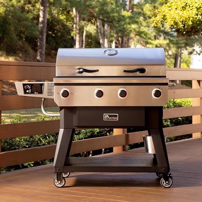 recteq X-Fire Pro 825 Wood Pellet Smoker Grill, Wi-Fi Electric Pellet Grills, Dual Cooking Modes for Hot and Fast + Low and Slow Cooking, Smoke, Sear, & More