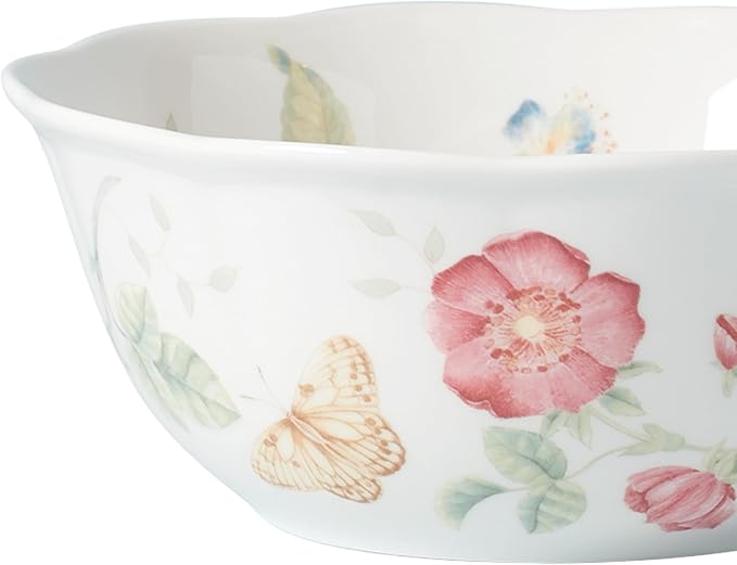 Lenox Butterfly Meadow 4-Piece Large All-Purpose Bowls, 4.03, Multi