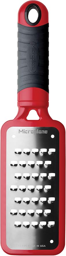Microplane Home Series Cheese Grater (Extra Coarse, Red)