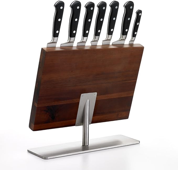 Mercer Culinary 8-Piece Renaissance Board 7 Magnetic Knife Set, 14 1/8 x 10 1/4, Stainless Steel