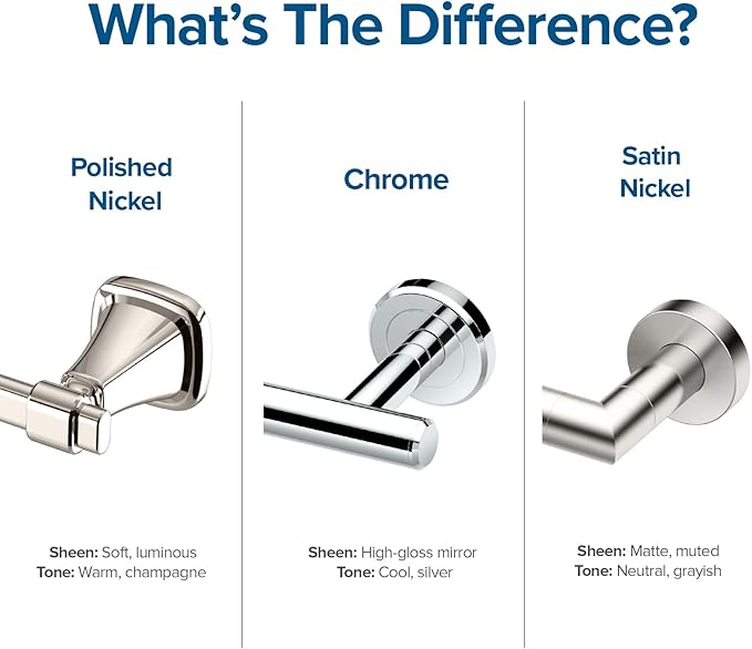 Gatco 1444PN, Modern Rectangle Base Freestanding Countertop Towel Holder, Polished Nickel / 10.50" W x 11.13" H T-Shape Style Countertop Hand Towel Holder for Bathroom, Kitchen/Fingertip Towel Rack