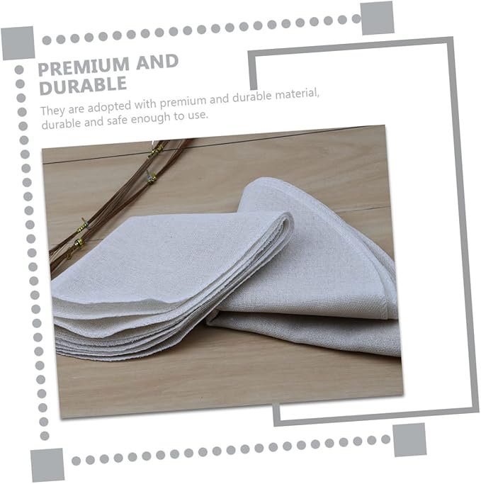 20pcs Cotton Steamer Mats Non-stick Household Dumpling Liners for Kitchen for Steaming Buns Cakes and More and Reusable