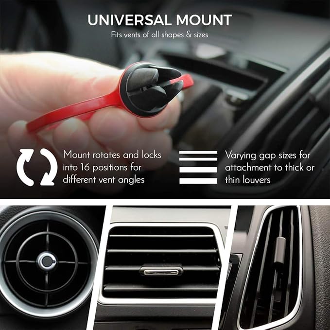 Saucemoto Dip Clip | Vehicle Sauce Holder for Dipping sauces. As seen on Shark Tank (Stocking Stuffer 2-Pack, Red) Great for White Elephant Gift