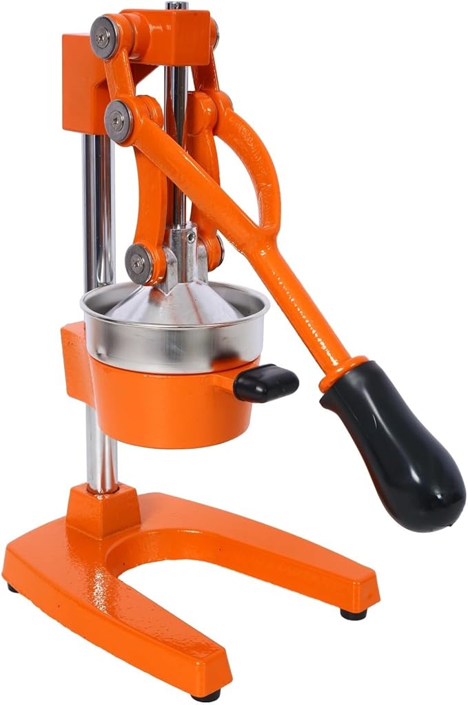 Citrus Juicer, Heavy Duty Cast Iron Commercial Grade Extra Large Lever Press Manual Citrus Press Orange Juicer for Home Kitchen Cafe Juice Bar Fresh Juice Extraction