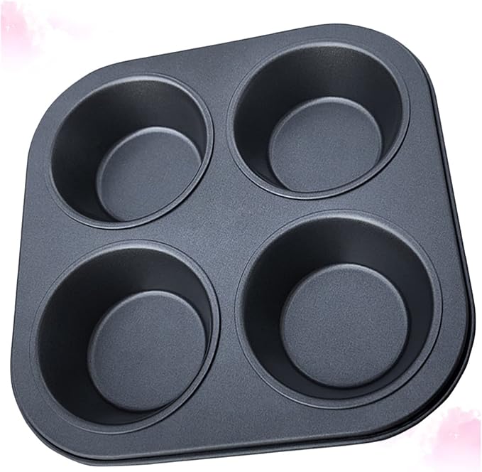 Cake Tin， Non-Stick Cake Mould, Baking Tools Baking Mold,Cake Mould,Baking HUANGXING - Muffin Cake Molds 4 Grids Oven Baking Tray Cupcake Non-Stick Baking Cups Baking Mold Fit for Home Pans