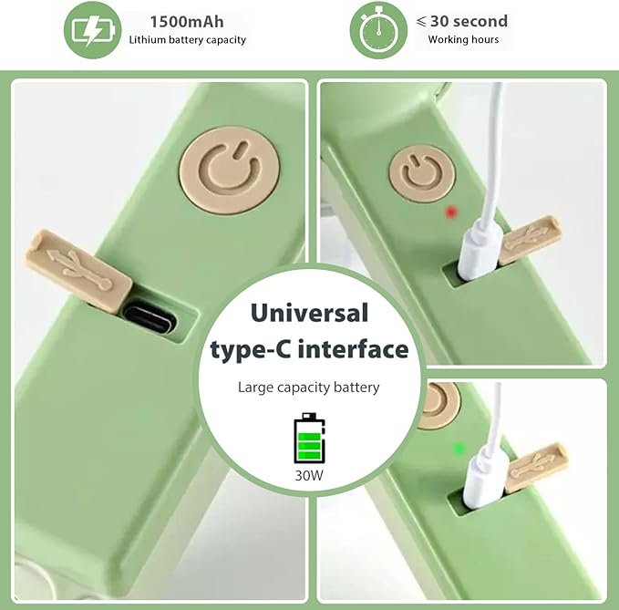 Arigold 4 in 1 Vegetable Chopper: Cordless Mini Chopper, Food Dicer, garlic mincer & garlic chopper - Versatile Vegetable Slicer, Dicer, grape cutter. comes with Egg & Cream Beater. (Green 1Speed)