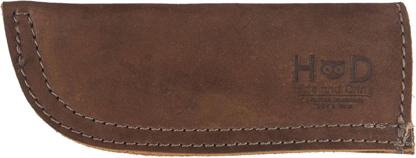 Hide & Drink, Leather Hot Handle Panhandle Potholder Double Layered Double Stitched Cookware Slides On/Off Easily onto Metal Skillet Grips Handmade Includes 101 Year Warranty :: Swayze Suede