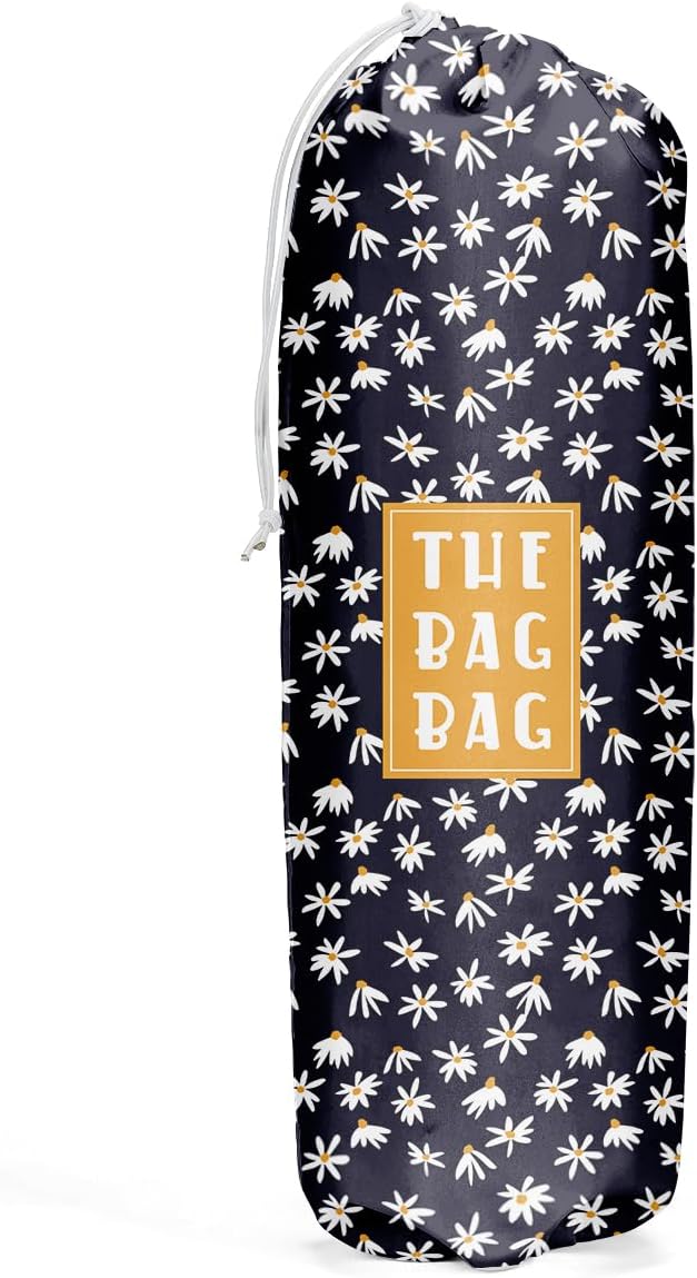 Daisy Grocery Bag Organizer - Plastic Bag Holders for Kitchen, Pantry, Laundry Room - Home Decor Gift for Women & Men