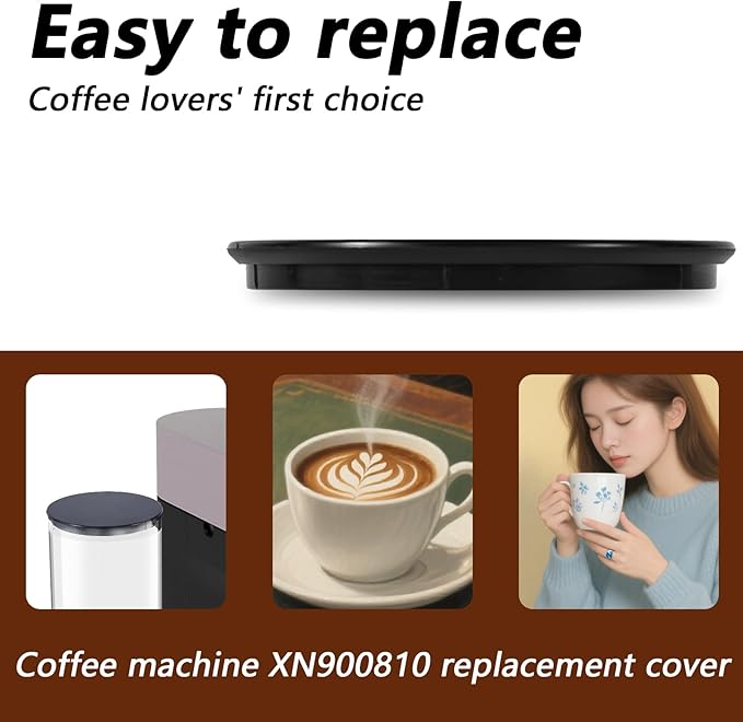 Water Tank Lid Cover Replacement for Nespresso Vertuo Plus XN900810 XN900T10 XN902T10, Coffee Machine Lid Parts Accessories for Nespresso Coffee Maker