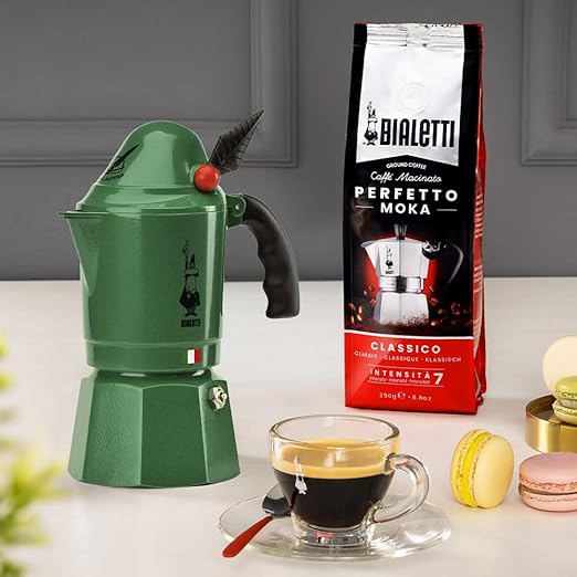 Bialetti Moka Express Rainbow (Alpina, 3 Cups)