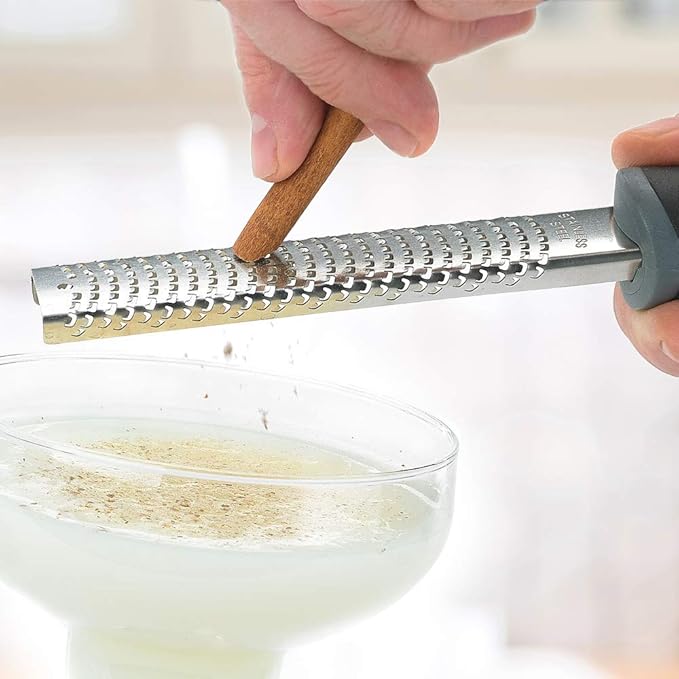 Mercer Culinary Barfly Bar Zester With Walnut Handle