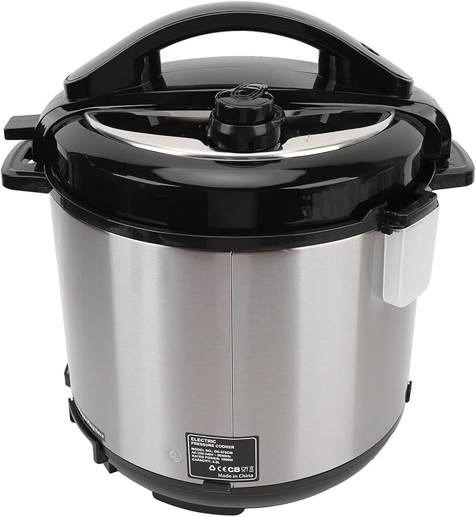 Alomejor Electric Pressure Cooker, 6L Multi Cooker with Smart Programs for Family Cooking Meal Prep (US Plug 110V)