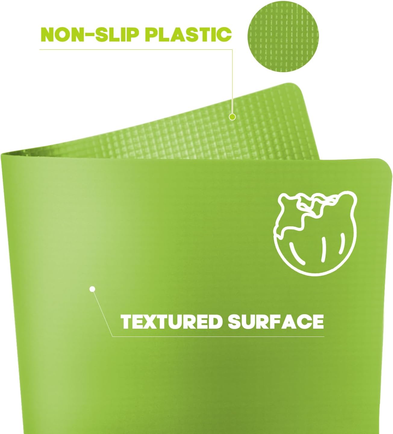 GoodLuck 5 Pieces Flexible Cutting Boards with Hanging Hole, BPA Free Plastic Cutting Boards for Kitchen, Non Slip Cutting Mat for Meat and Vegetables