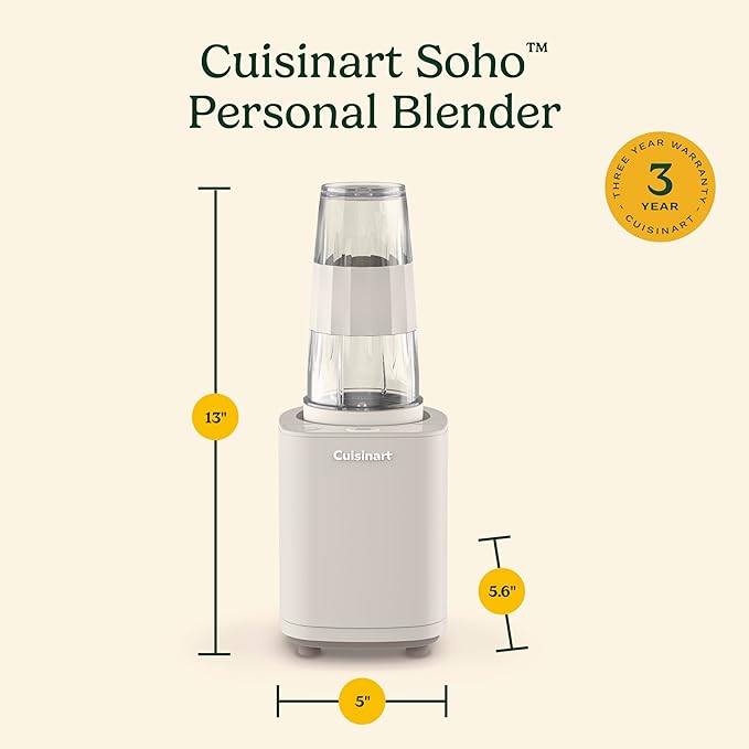 Cuisinart Soho™ Personal Blender, Truffle, CPB-7TR