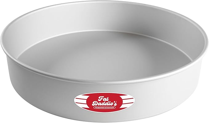 Fat Daddio's Round Cake Pan, 15 x 3 Inch, Silver