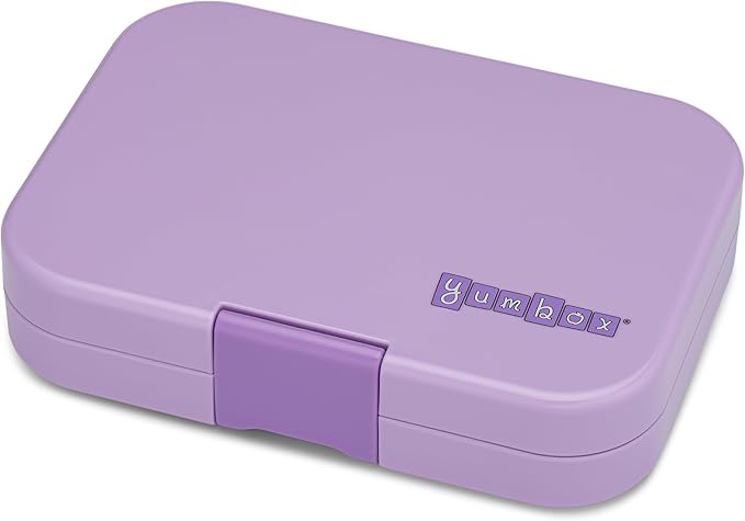 Yumbox Original Leakproof Bento Lunch Box Container for Kids (Lavande Purple Unicorn)