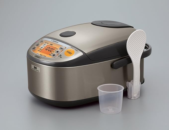 Zojirushi America CV-DCC50XT VE Hybrid Water Boiler And Warmer, 5-Liter, Stainless Dark Brown & Zojirushi NP-HCC18XH Induction Heating System Rice Cooker and Warmer, 1.8 L, Stainless Dark Gray