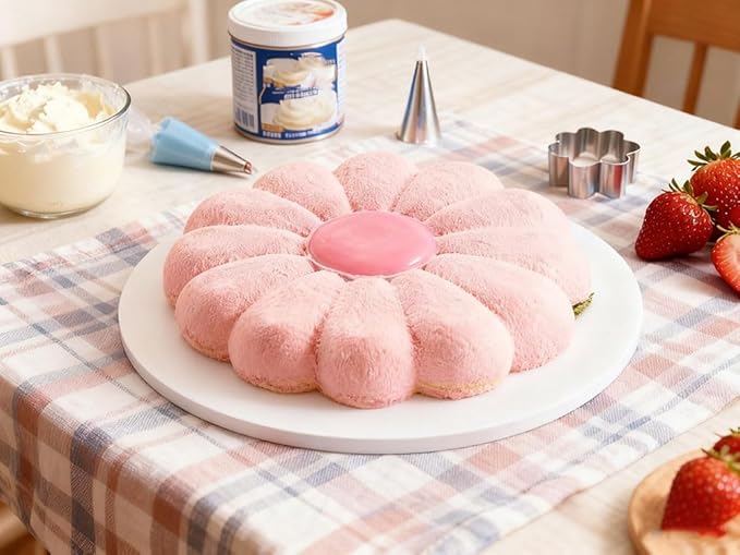 Sunflower Shape Silicone Mold for Baking Mousse Cake Ice Cream Dessert Pudding Brownie Pastry Fondant Jelly Cake Decoration Mold