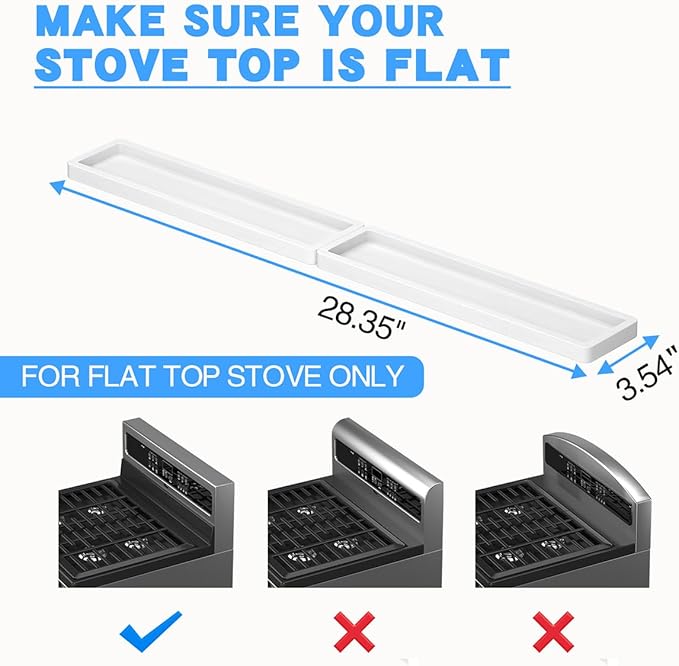 PEKER Magnetic Stove Top Shelf for 30" Stoves, Over Oven Shelf Above with Bamboo Spice Rack Organizer, Heat-Resistant, Space-Saving Solution for Kitchen Storage