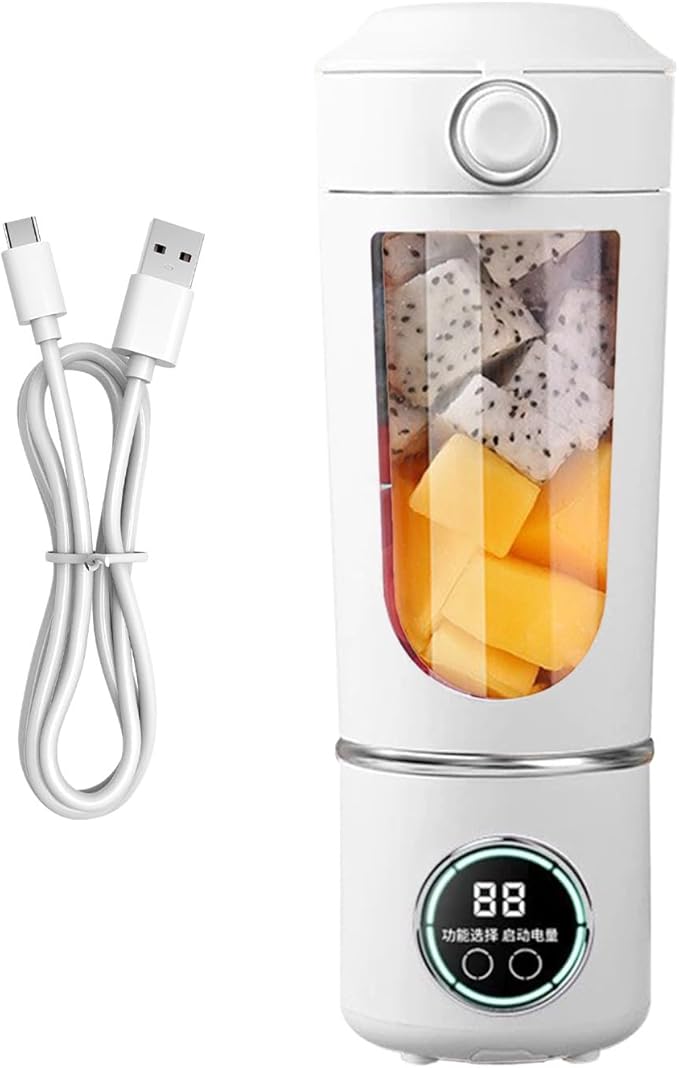 Electric Blender Cup,700ml Mini Kitchen Fruit Blender | Electric Vegetable Juicer,for Women Men Teens Adults Kitchen Gym Travel Dormitory Apartment Hotel School