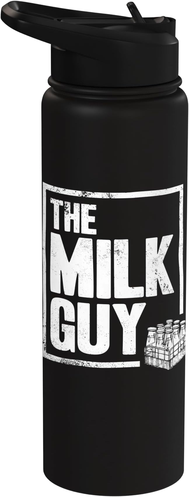 The Milk Guy Proud Milkman Dairy Farmer Life Stainless Steel Insulated Water Bottle