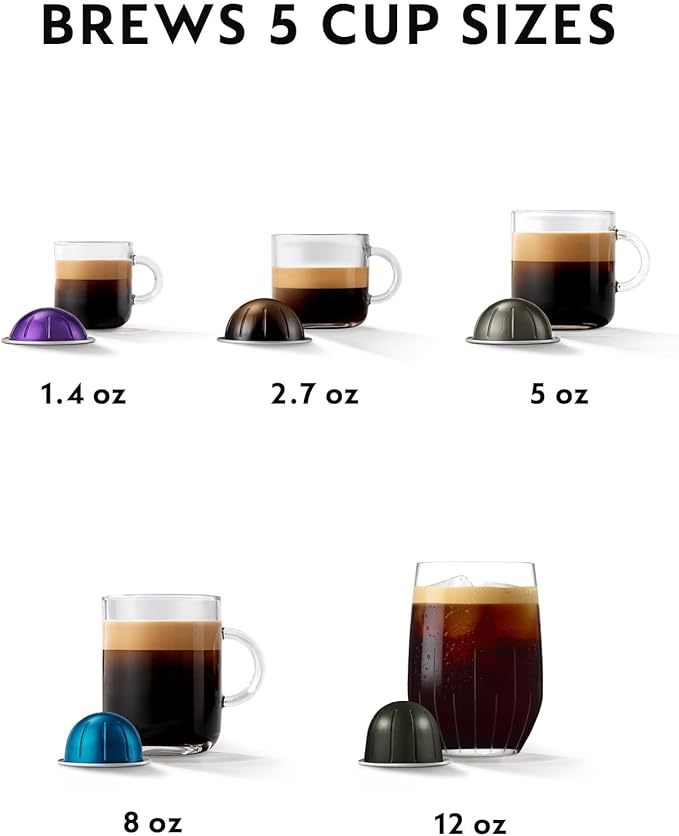 Nespresso Vertuo Pop+ Coffee and Espresso Machine by De'Longhi, Pacific Blue Descaling Kit
