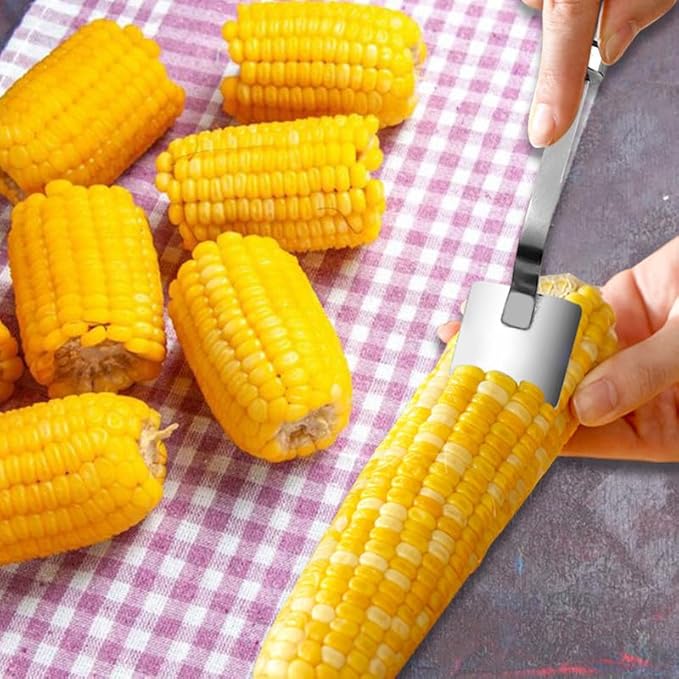 Upgraded Corn Peeler, 2024 New Stainless Steel Corn Cob Stripper Tool Corn Thresher from the Cob, Kitchen Gadget