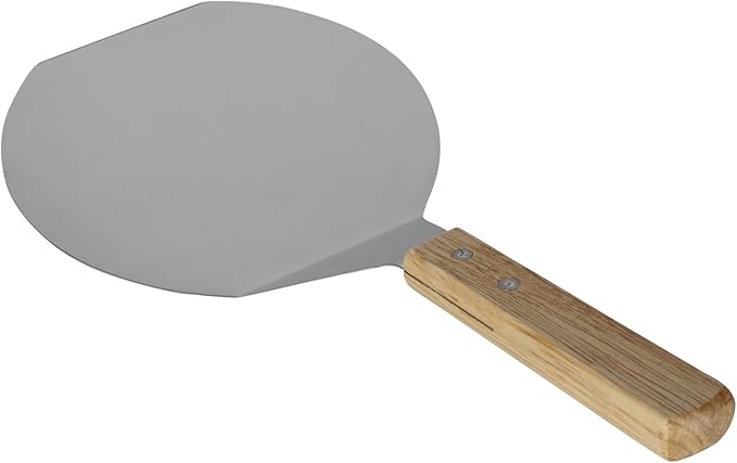 Extra-Large Stainless Steel Wide Spatula Turner Strong Wooden Handle - Dishwasher Safe Kitchen Utensil - Heavy Duty Oversized Metal Lifter Grilling, Cooking, Baking Cake & Cookies pancake spatula
