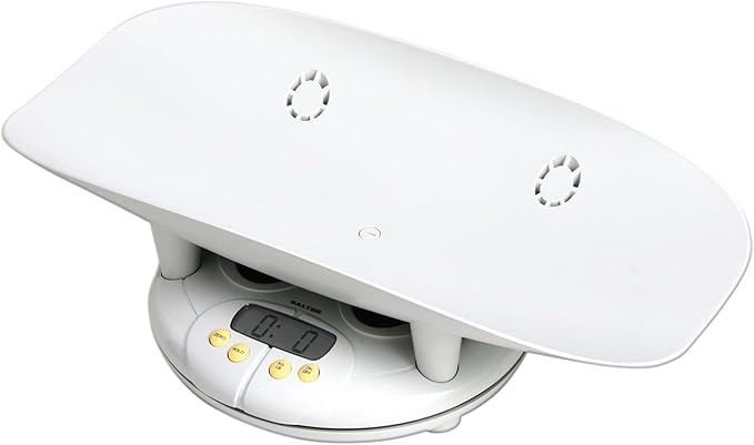 Salter Electronic Baby and Toddler Scale - Digital Infant Scale with Removable Tray, 44 lb Capacity, Hold Function and Zero Tare Feature for Accurate Weight Tracking