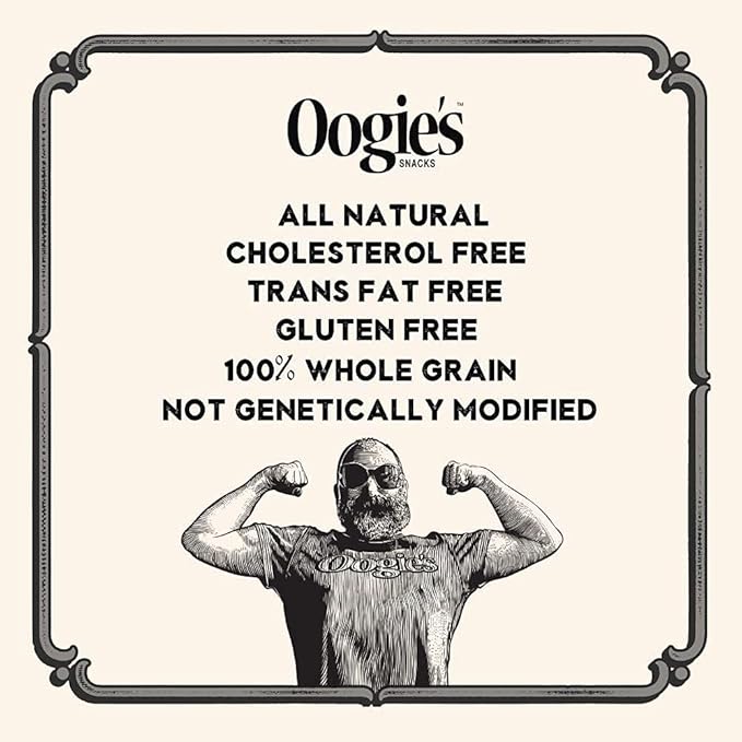 Oogie's Gourmet Popcorn | 20 Pack | Spicy Nacho Cheddar Flavor | Gluten Free Popcorn Snacks | 1oz Individual Bags