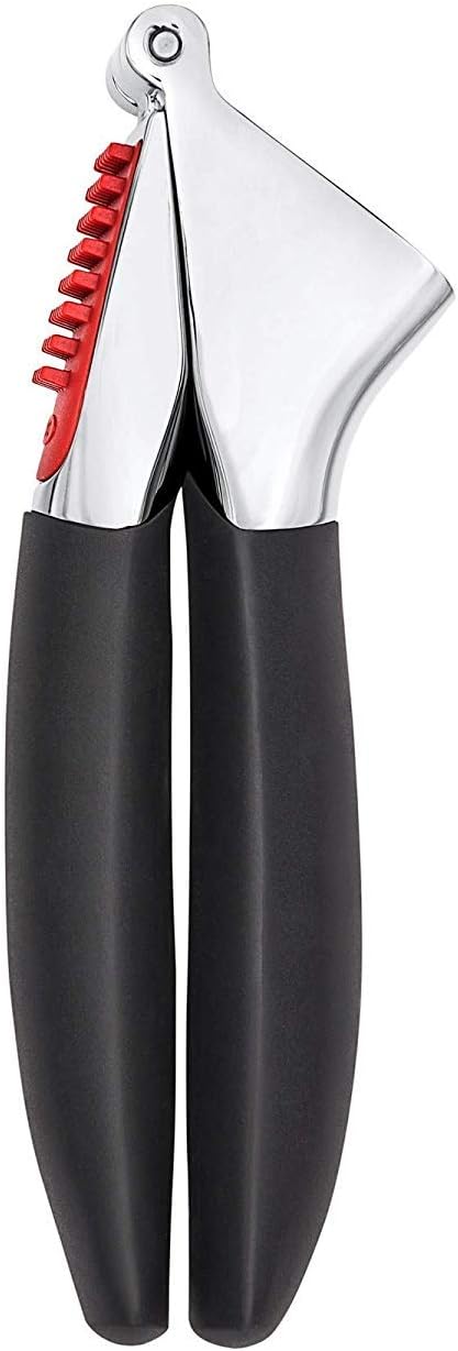 OXO Good Grips Little Salad Dressing Shaker - Black & Good Grips Soft- Handled Garlic Press