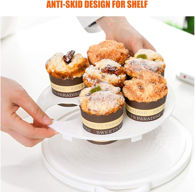 Cake Carrier Storage Container, Cake Carrier With Lid And Handle,Transparent Dome Reusable Airtight Box,Cupcake Saver Cake Holder Serves for Doughnuts Cupcake Parties, Dustproof Food Storage