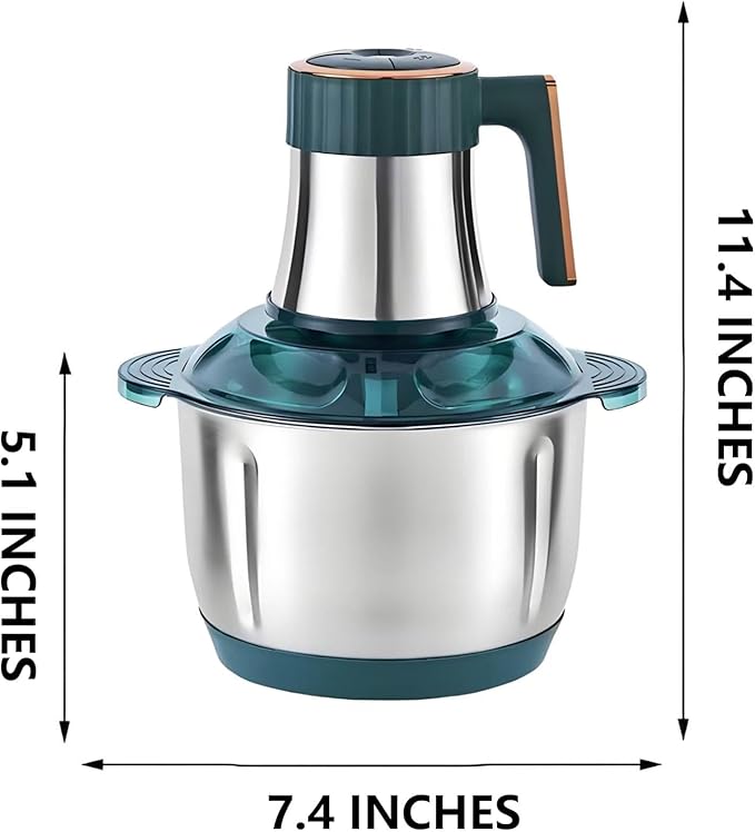 Blender And Food Processor Combo, 500w Electric Chopper Food Chopper, 5-Speed Mode, Suitable home and kitchen of Nut Chopper Garlic Grinder