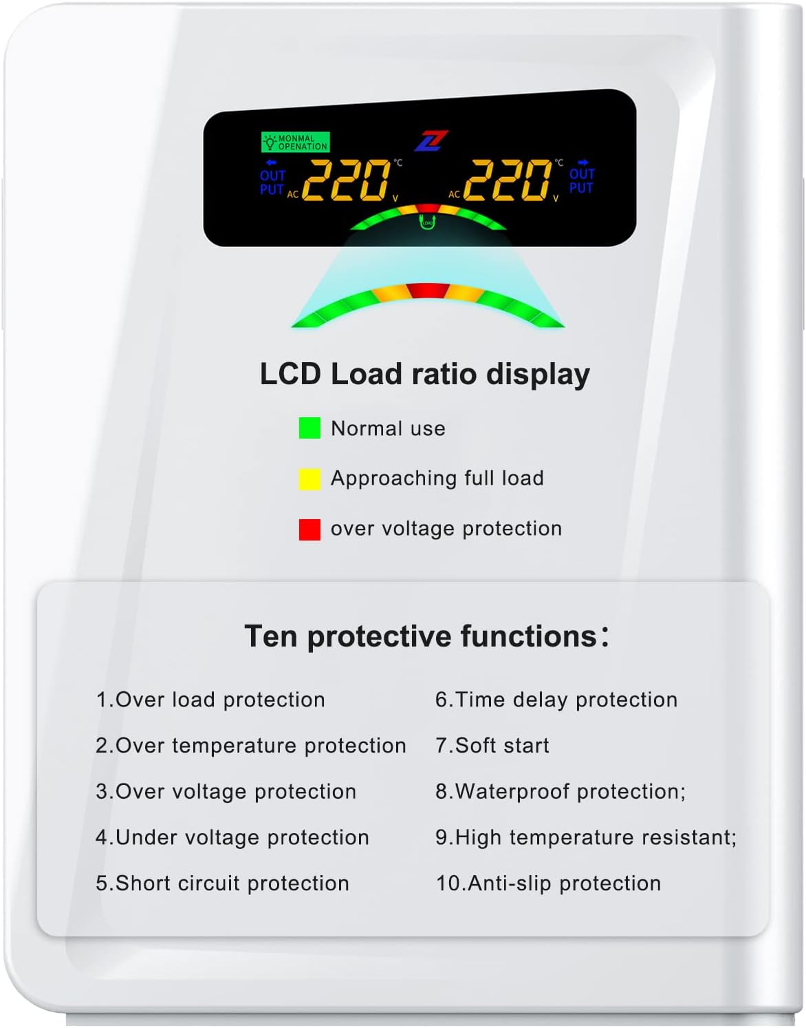 Step Up Transformer 110v to 220v 2000w Voltage Converter, 120v to 240v, No Noise,Suit for Juicer, Chocolate Machine and Other Appliances ，Using 220V Asia Euro Appliance in US