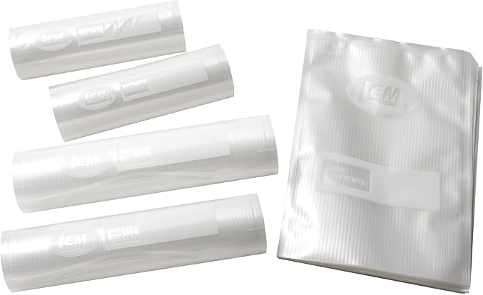 LEM Products MaxVac Combo Pack of Vacuum Sealer Bags and Rolls, Compatible with Major Vacuum Sealer Brands