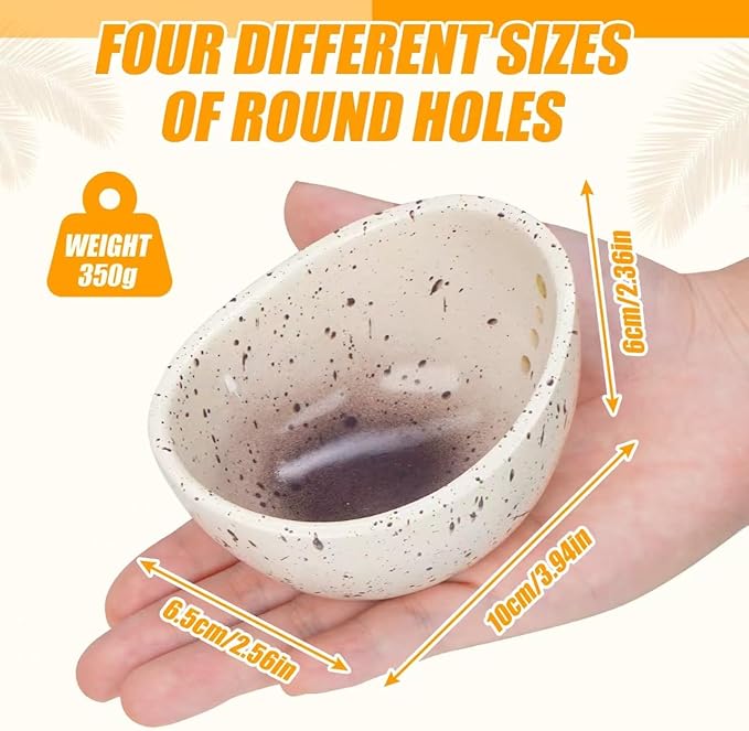 2025 New Handmade Ceramic Herb Stripper Bowl -Herb Stripper,Herb Stripping Bowl,Efficient Herb Peeling Cup for Salads & Cooking, Pottery Kitchen Tool for Meal Prep (1-Piece)