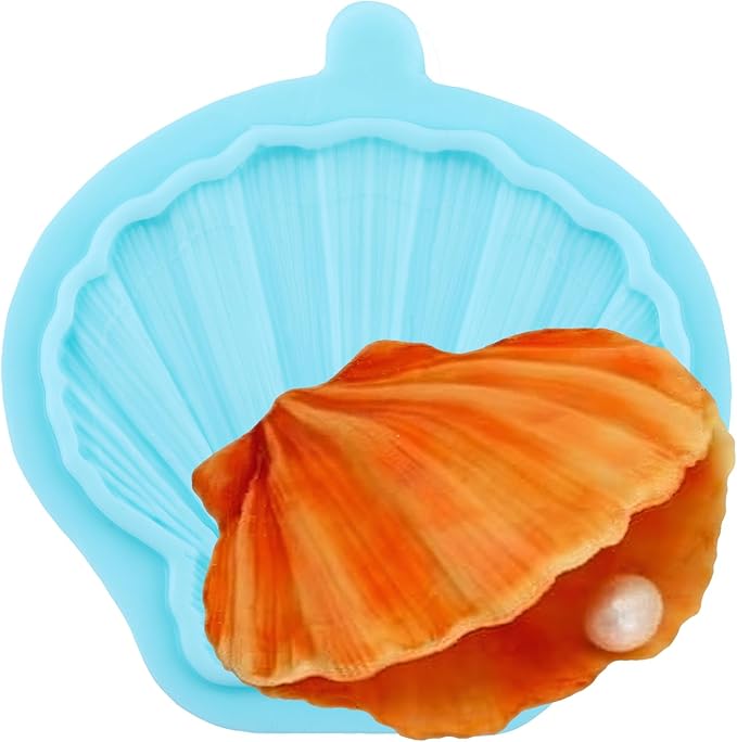 Clam Shell Fondant Silicone Molds for Cake Decoration Cupcake Topper Chocolate Candy Gum Paste Polymer Clay