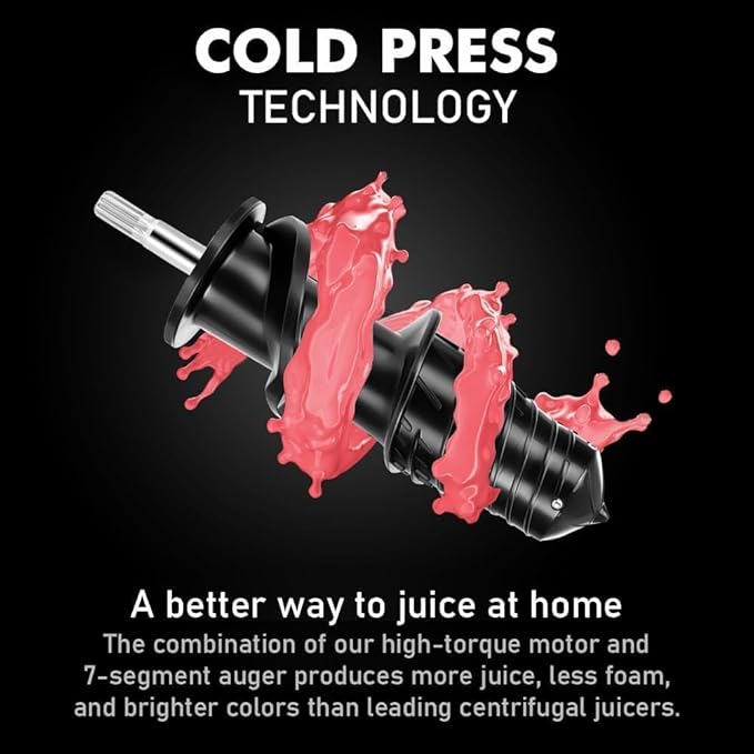 2nd Edition Cold Press Juicer, SiFENE Slow Masticating Juicer Machines for Fruit & Vegetable, Juice Maker Extractor with Dual Mouth, Quiet Motor & Anti-Clog Function, Easy to Clean, Green