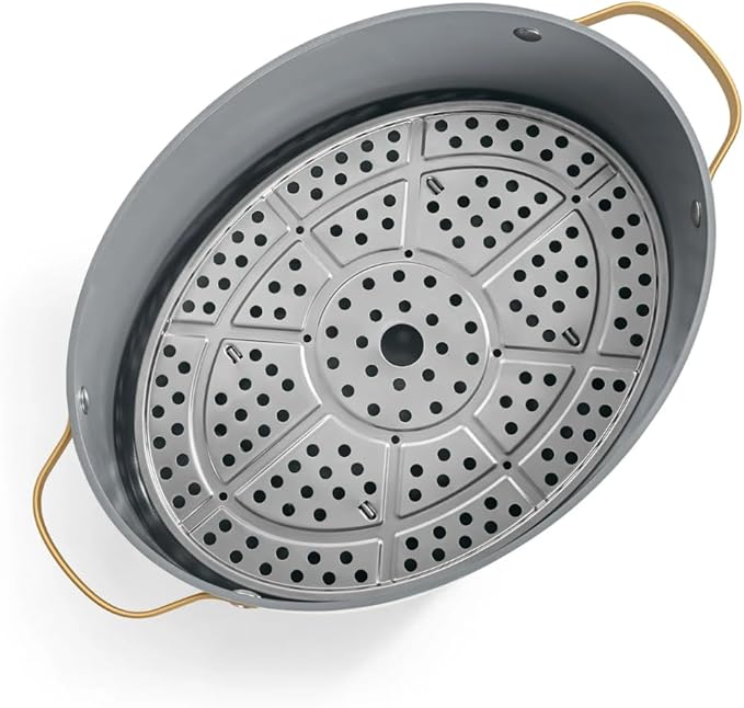 10-in-1 Electric Multi-Cooker, 6 Quart Programmable Cooking Pot with Digital Display, Nonstick Interior, One-Touch Controls, Multi-Function Kitchen Appliance (White Icing)