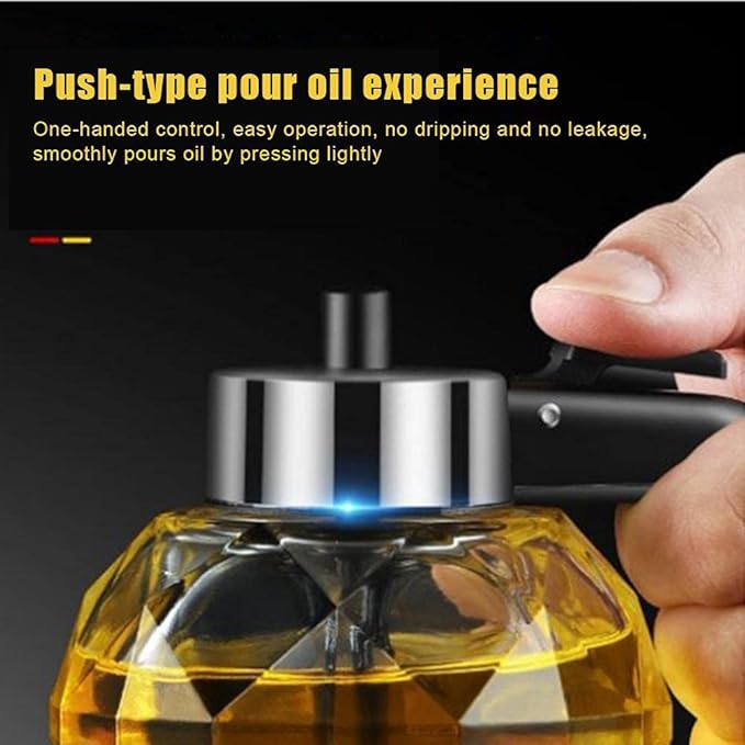 Honey Dispenser Pot HEITIGN 13 * 10 * 16 No Drip Glass with Stand Honey Jar Clear Glass Honey Container Maple Syrup Dispenser Honey Pot with Stand Honey Bottle with Flip Top Lid