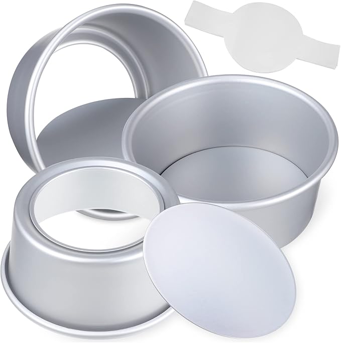 Alipis Cake Pan Set Parchment Liners Baking Molds for Healthy Baking Non-stick Oven Safe Versatile for Home Professional