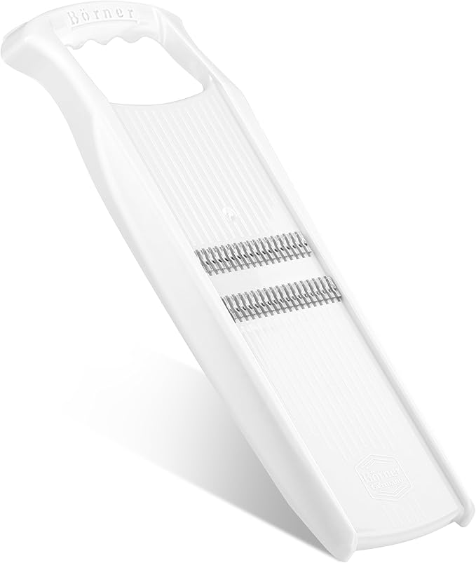BORNER Roko PowerLine | Vegetable Grater Börner - Quality Made in Germany, Color:White