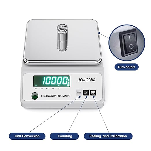 Lab Scale 3000g x 0.01g High Precision Electronic Balance,0.01g Accurate Analytical Balance Lab Scale,Digital Industrial Scientific Gram Scale for Kitchen,Labs,Jewelry(3000g, 0.01g)