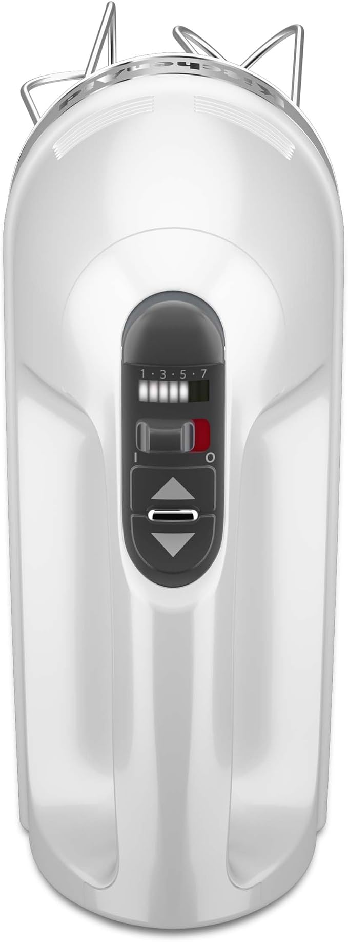 KitchenAid KMT2115SX Stainless Steel Toaster, Brushed Stainless Steel & 7-Speed Mixer-KHM7210 Hand Mixer, White