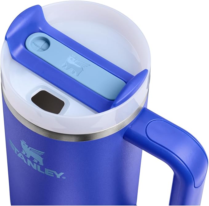 STANLEY Quencher H2.0 Tumbler with Handle and Straw 30 oz | Flowstate 3-Position Lid | Cup Holder Compatible for Travel | Insulated Stainless Steel Cup | BPA-Free | Cobalt