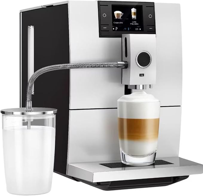 16.9 oz. Glass Milk Storage Container for Jura Automatic Coffee Machines, Clear Glass Milk Container.
