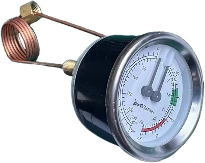 Compatible for Crem EX2 EX3 Coffee Machine Dual Dial Pressure Gauge