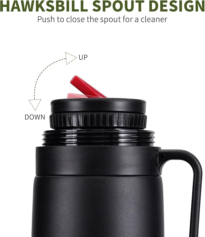 Yerba Mate Set with 34 oz Insulated Bottle, 4.8oz Gourd Cup, Bombilla Straws, Tea Container(500g), Stainless Steel (Uruguay)