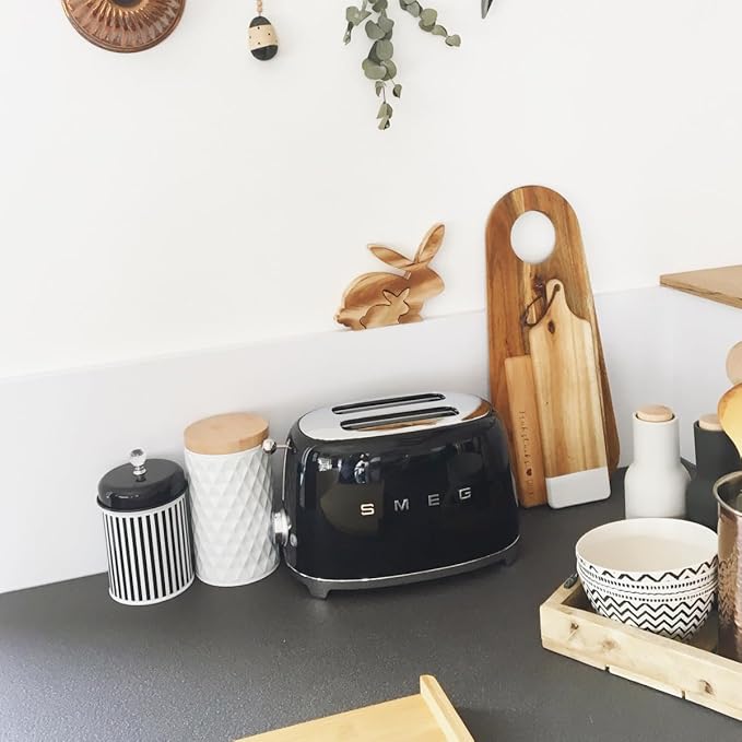Smeg 50's Retro 4 - slice toaster (Black)