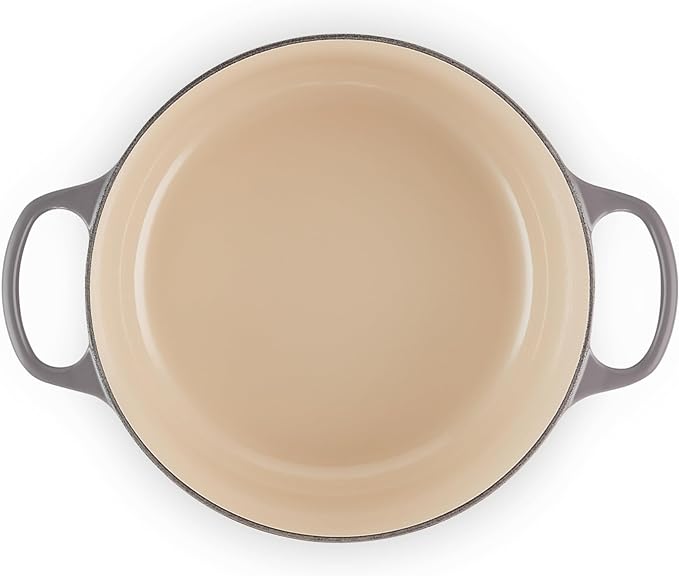 Le Creuset Enameled Cast Iron Signature Round Dutch Oven, 5.5 qt., Oyster